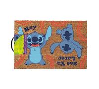 Pyramid International Paillasson Disney Lilo et Stitch (Design Hey See Ya Later Design) en Fibre de Coco, paillasson extérieur et intérieur 40 cm x 60 cm - Produit Officiel