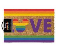 Pyramid International Paillasson Disney (Mickey Mouse Pride Design) 40 cm x 60 cm Paillasson d'entrée Paillasson en Fibre de Coco Produit Officiel Disney