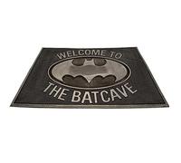Pyramid International - Paillasson en caoutchouc - Batman - Antidérapant - Idée cadeau anniversaire - 40x60cm - Licence officielle, Noir