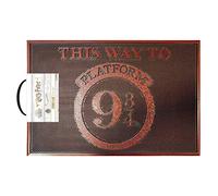 Pyramid International - Paillasson en caoutchouc - Harry Potter - Plateform 9 - Antidérapant - Idée cadeau anniversaire - 40x60cm - Licence officielle