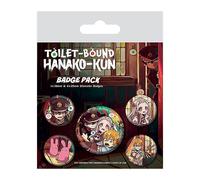 Pyramid International Pas Set 5 Units Manga Toilel Bound Hanako Kun Characters 1x3.8 Cm 4x2.5 Cm