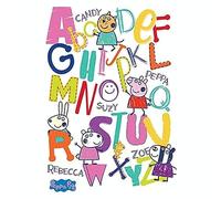 Pyramid International Peppa Pig (Alphabet) Maxi Poster, Multicolore, 61 x 91,5 cm
