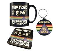 Pyramid International Pink Floyd Coffret cadeau (tasse, dessous de verre et porte-clés) - Produit officiel, tasse en céramique de qualité supérieure, dessous de verre et porte-clés, fans et