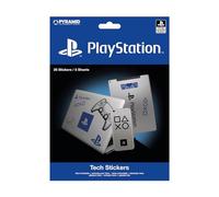 Pyramid International Playstation Tech Lot de 26 Autocollants pour Ordinateurs Portables, téléphones Portables et tablettes - Marchandise Officielle - Bleu et Blanc