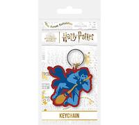 Pyramid International Porte-clés Harry Potter en caoutchouc avec tirette de fermeture éclair ou breloque de sac à dos (motif Seeker Hary) - Produit officiel, 4.5 x 6cm