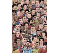 Pyramid International - Poster "Legends Football's Greatest", photos de joueurs PM8519 (91,5 cm x 61 cm) (Coloré)