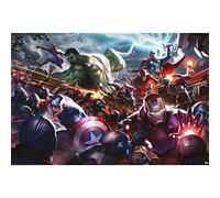 Pyramid International Poster Marvel Future Fight Heroes Assault Collage des héros les plus importants