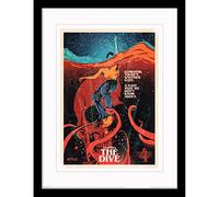 Pyramid International Poster Stranger Things avec bordure et cadre noir (chapitre 6 - La plongée) Cadre 30 x 40 cm