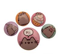 Pyramid International Pusheen Says Hi Lot de badges Multicolore 10 x 12,5 cm