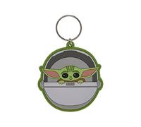 Pyramid International Rk39061c Mixte Star Wars: The Mandalorian - Porte-clés Caoutchouc (Baby Yoda), Multicolore, 4,5 x 6 cm
