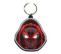 Pyramid International Spider-Man Miles Morales (Hooded) Rubber Keychain, Porte-clés Mixte, Multi, One Size