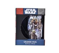 Pyramid International Star Wars Classic, Dark Vador et Stormtrooper, scène de bataille galactique, grande tasse à cappuccino en céramique - 570 ml, taille unique