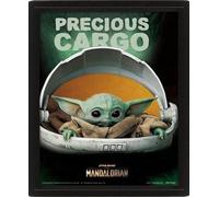 Pyramid International - Cadre lenticulaire 3D Star Wars Yoda - Licence officielle