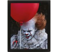 Pyramid International Stephen King Il affiche effet 3D Set dans un cadre Pennywise 26 x 20 cm (3)