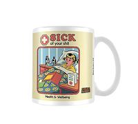 Pyramid International Steven Rhodes MG25671 Mug en Céramique 11oz/315ml-Sick of Your Shit