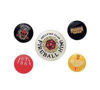 Pyramid International Stranger Things 4 Hellfire Club Lot de 5 badges, multicolore, one size
