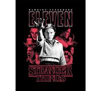 Pyramid International Stranger Things 5 (Eleven) Impression collector encadrée 30 cm x 40 cm Affiche murale sous licence officielle Netflix, prête à être accrochée, taille unique