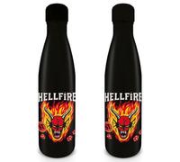 Pyramid International Stranger Things Bouteille d'eau en métal pour enfants Motif Hellfire Club 540 ml Produit officiel