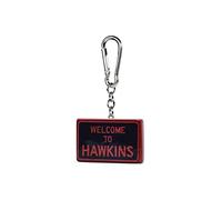 Pyramid International Stranger Things - Porte-clés Caoutchouc 3D Hawkins Sign 6 cm