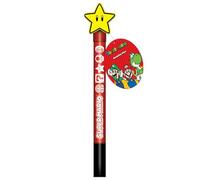 Pyramid International – Stylo Super Mario (design Super Star) – Pointe rotative – Produit officiel