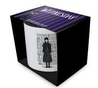 Pyramid International Tasse à café colorée Mercredi Saison 2 (Mercredi Addams) 315 ml - Tasse à café gothique