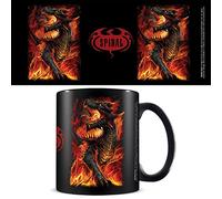 Pyramid International Tasse à café en céramique noire spirale dans un coffret cadeau (Draconis) 325 ml - Produit officiel