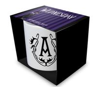 Pyramid International Tasse à café gothique en céramique blanche de qualité supérieure Mercredi Saison 2 (Addams Family Crest) 315 ml