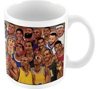Pyramid International - Tasse à café "Legends Basketball's Greatest" PM9660 (Taille unique) (Blanc/Coloré)