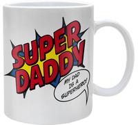 Pyramid International - Tasse à café "Super Daddy" PM2718 (Taille unique) (Blanc/Rouge/Jaune)