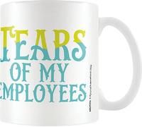 Pyramid International - Tasse à café "Tears Of My Employees" PM4677 (Taille unique) (Blanc/Bleu/Vert)
