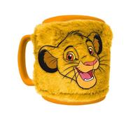 Pyramid International Tasse pelucheuse Le Roi Lion (Simba Smiling Face), 440 ml - Tasse confortable et charmante avec manchon amovible pour les fans du Roi Lion avec Simba, taille unique