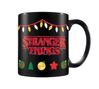 Pyramid International Tasse Stranger Things (motif guirlande de Noël) 325 ml Tasse à café dans un coffret cadeau Stranger Things - Produit officiel Stranger Things