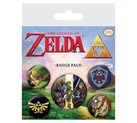 Pyramid International The Legend of Zelda Ensemble de Badges - Multicolore - 10 x 12,5 x 1,3 cm
