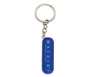 Pyramid International The Matrix Porte-clés 3D (motif pilule rouge et bleu), fermeture éclair ou sac à dos, porte-clés pour homme et femme, produit officiel, NC, Taille unique, Décontracté
