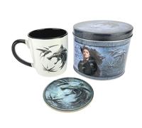 Pyramid International The Witcher Coffret cadeau avec tasse et dessous de verre dans une boîte cadeau réutilisable - Produit officiel