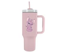 Pyramid International - Tumbler Angel - Mug Isotherme avec Paille et Poignée - 1.2L - Thermos Chaud et Froid