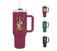 Pyramid International - Tumbler Gryffindor - Mug Isotherme avec Paille et Poignée - 1.2L - Thermos Chaud et Froid