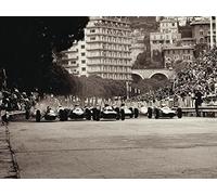 Pyramid International WDC21613Jesse Alexander 60 x 80 cm Monaco Grand Prix 1962 CanvasToile imprimée sur cadre en mdf - canvas