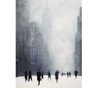 Pyramid International WDC44210Jon Barker 60 x 80 cm Blizzard 5Th Avenue CanvasToile imprimée sur cadre en mdf - canvas