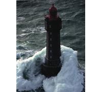 Pyramid International WDC6241Jean Guichard 60 x 80 cm Phare Dans La Tempete La Jument ii CanvasToile imprimée sur cadre en mdf - canvas