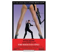 Pyramid International WDC90122James Bond 60 x 80 cm For Your Eyes Only CanvasToile imprimée sur cadre en mdf - canvas