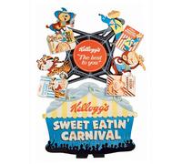 Pyramid International WDC90378Vintage Kelloggs 60 x 80 cm Sweet Eatin Carnival CanvasToile imprimée sur cadre en mdf - canvas