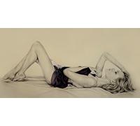 Pyramid International WDC93036T. Good 1-Piece 50 x 100 cm Silk in Greys CanvasToile imprimée sur cadre en mdf - canvas