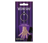 Pyramid International Wednesday Porte-clés en caoutchouc Give Me A Hand