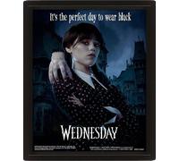 Pyramid International Wednesday Poster effet 3D dans un cadre Perfect Day 26 x 20 cm