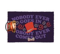 Pyramid International Willy Wonka & The Chocolate Factory Paillasson « Nobody Ever Goes in, Nobody Ever Comes Out » - 40 cm x 60 cm - Taille Unique