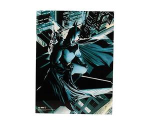 pyramid intl Cristal Batman Watcher Glass Poster DC Universe Official Merchandising Décorations Meubles Stickers Décoration de la Maison Multicolore (Multicolore) Unique