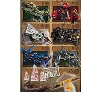 Pyramid Lego Ninjago Movie Ninjas & Mechs Affiche, Papier, Multicolore, 91.5 x 61 x 0.02 cm