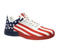 Pyramid Men's Path Lite Seamless Mesh Bowling Shoes - USA Flag Size 13