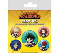 Pyramid My Hero Academia - Badges - Pack 5 Badges Multicolore